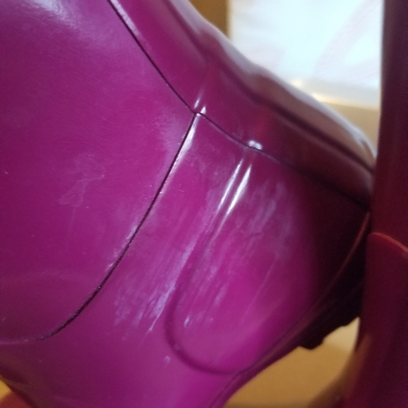 HUNTER Rain Boots Original Gloss Wine-Coloured - Picture 3 of 8